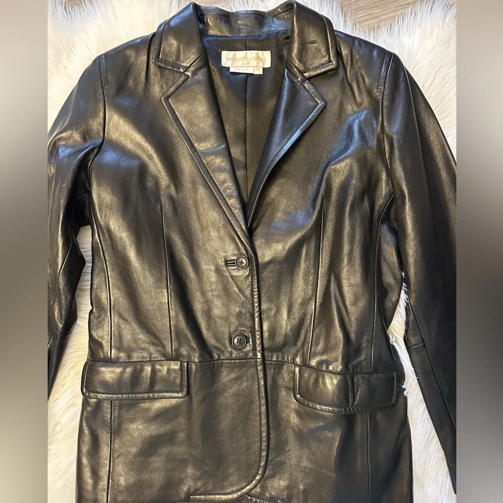 MARGARET GODFREY WOMENS Leather Jacket